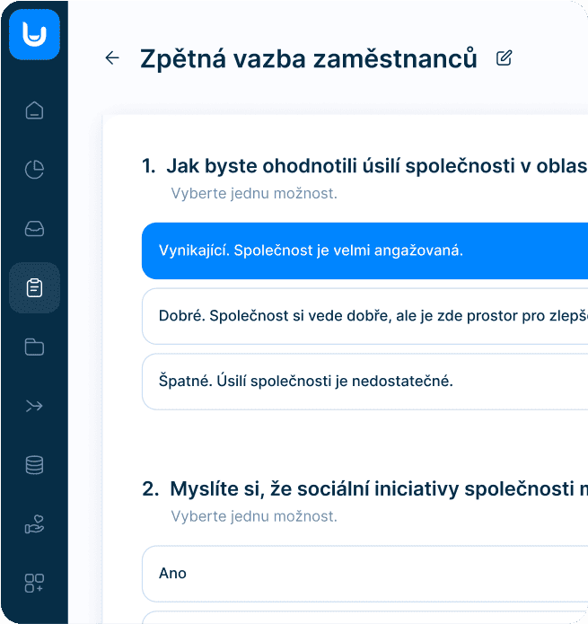 FaceUp Whistleblowing - Dotazníky