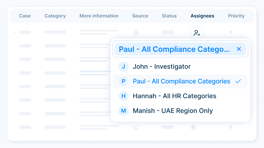 FaceUp - Case Management