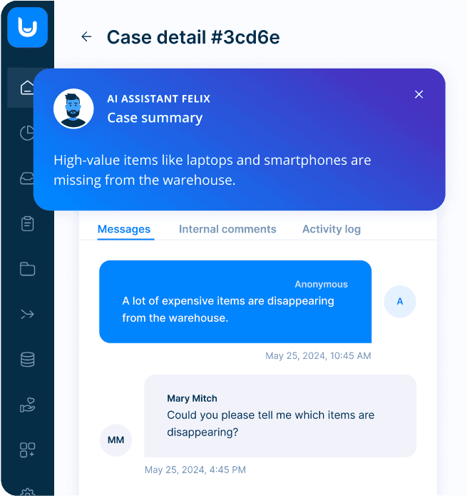 FaceUp Whistleblowing AI